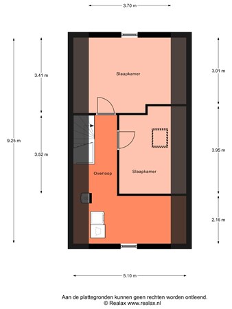 Floorplan - Tabakskamp 74, 3751 JP Bunschoten-Spakenburg